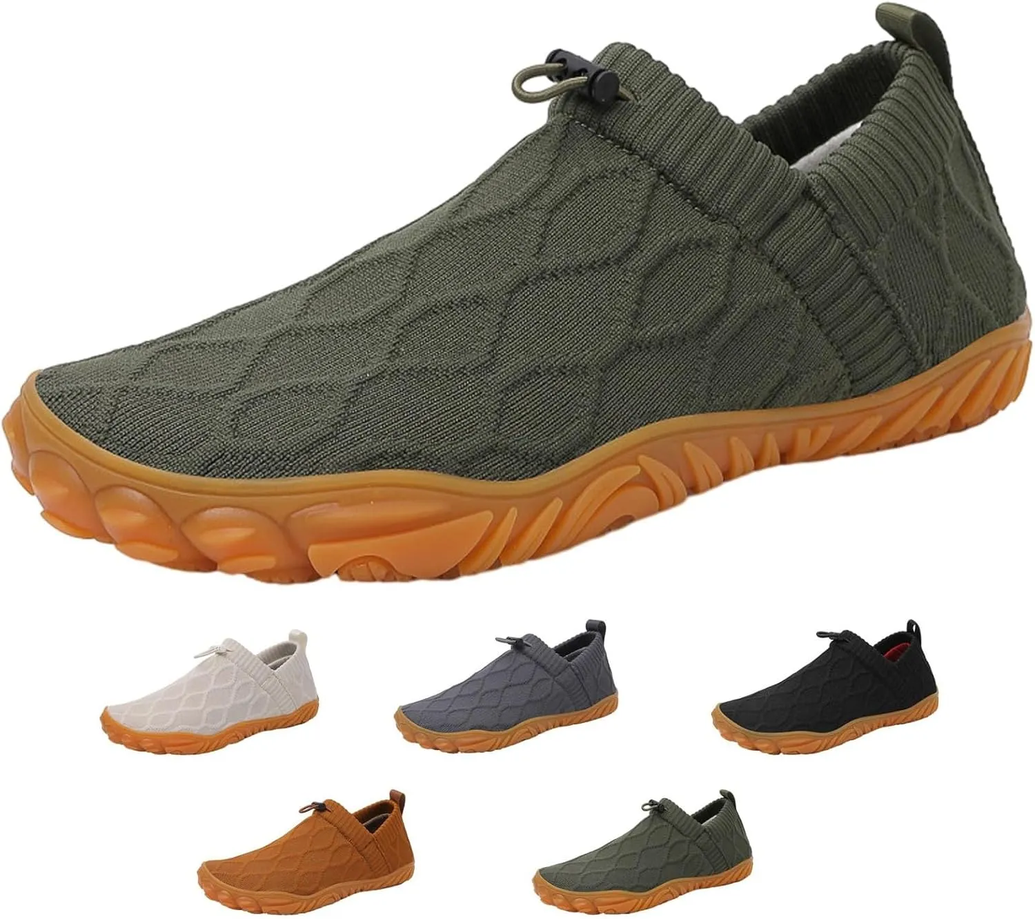 Joyoasis Water Shoes, Joyoasis Water Sneaker Shoes, Knitted Slip-on Shoes Men's Barefoot Trail Running Shoes Hike Shoes