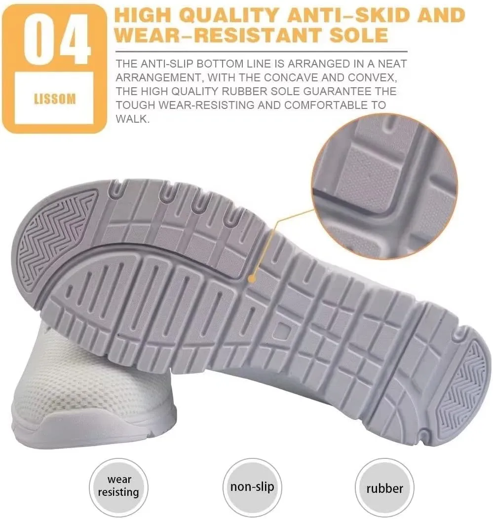 KEIAHUAN Womens Athleisure Sneaker Trail Running Shoes Lightweight Breathable Tennis Shoes Non-Slip Walking Training Shoes