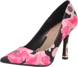 Kenneth Cole New York Women's ROMI Pump Wedge Sandal, Black Suede, 8