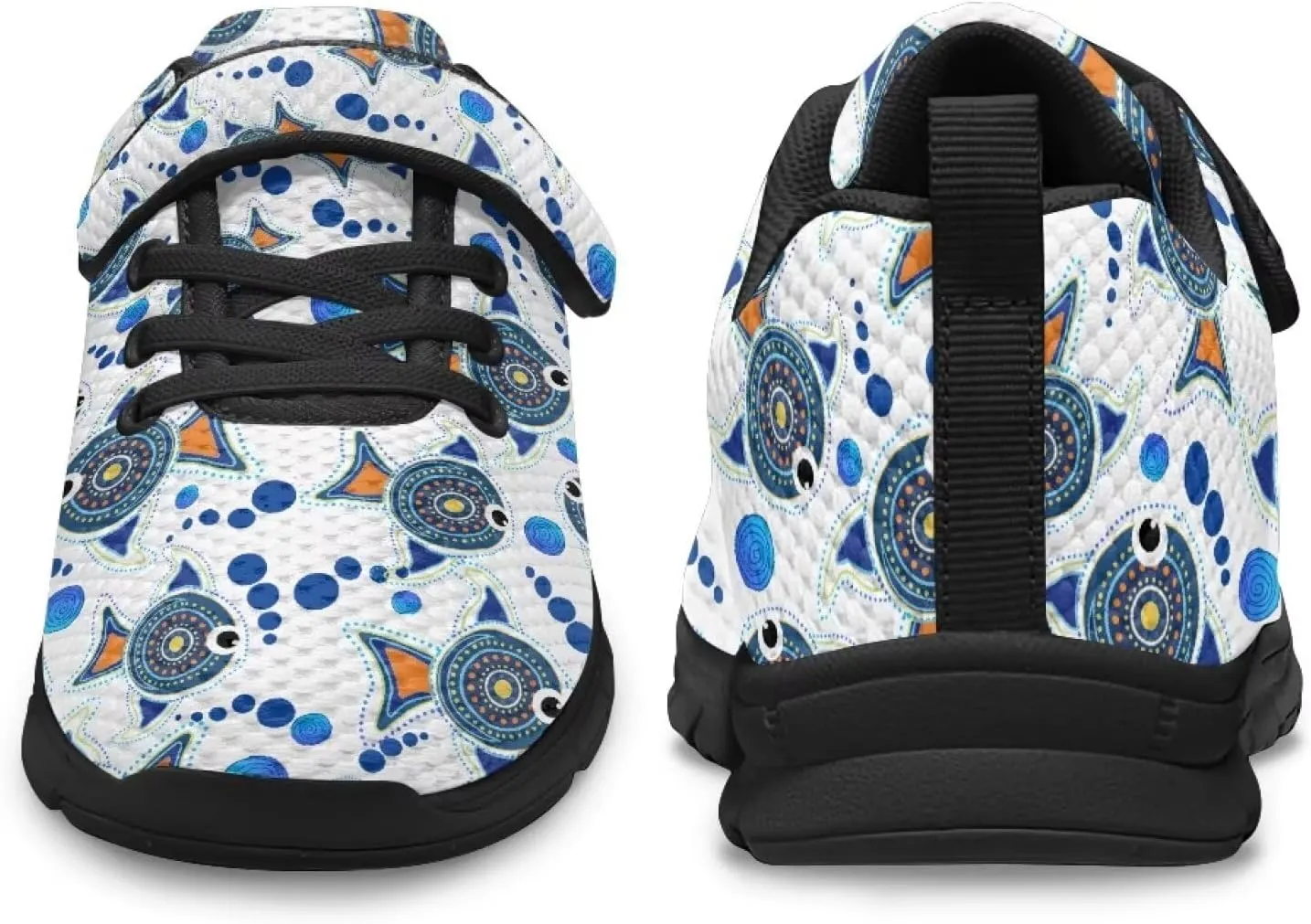 Kids Lightweight Strap Athletic Tennis Shoes Animal Sneakers Breathable Sports Running Walking Shoes for Boys Girls US 11-15