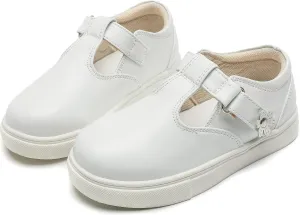 kkdom Toddler/Little Kid/Girls T-Strap Mary Jane Sneaker