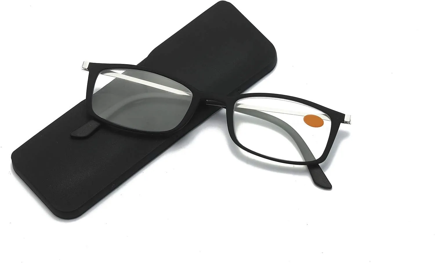 KoKoBin 3 Pairs Ultra-thin anti-blue reading glasses, anti-glare glasses,Black Black Black 1.50