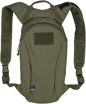 LA Police Gear 2L (70 Ounces) 600D Polyester Emergency Hydration Bladder Pack for Running, Hiking, Cycling, Climbing, Camping, Biking, and Tactical, OD Green