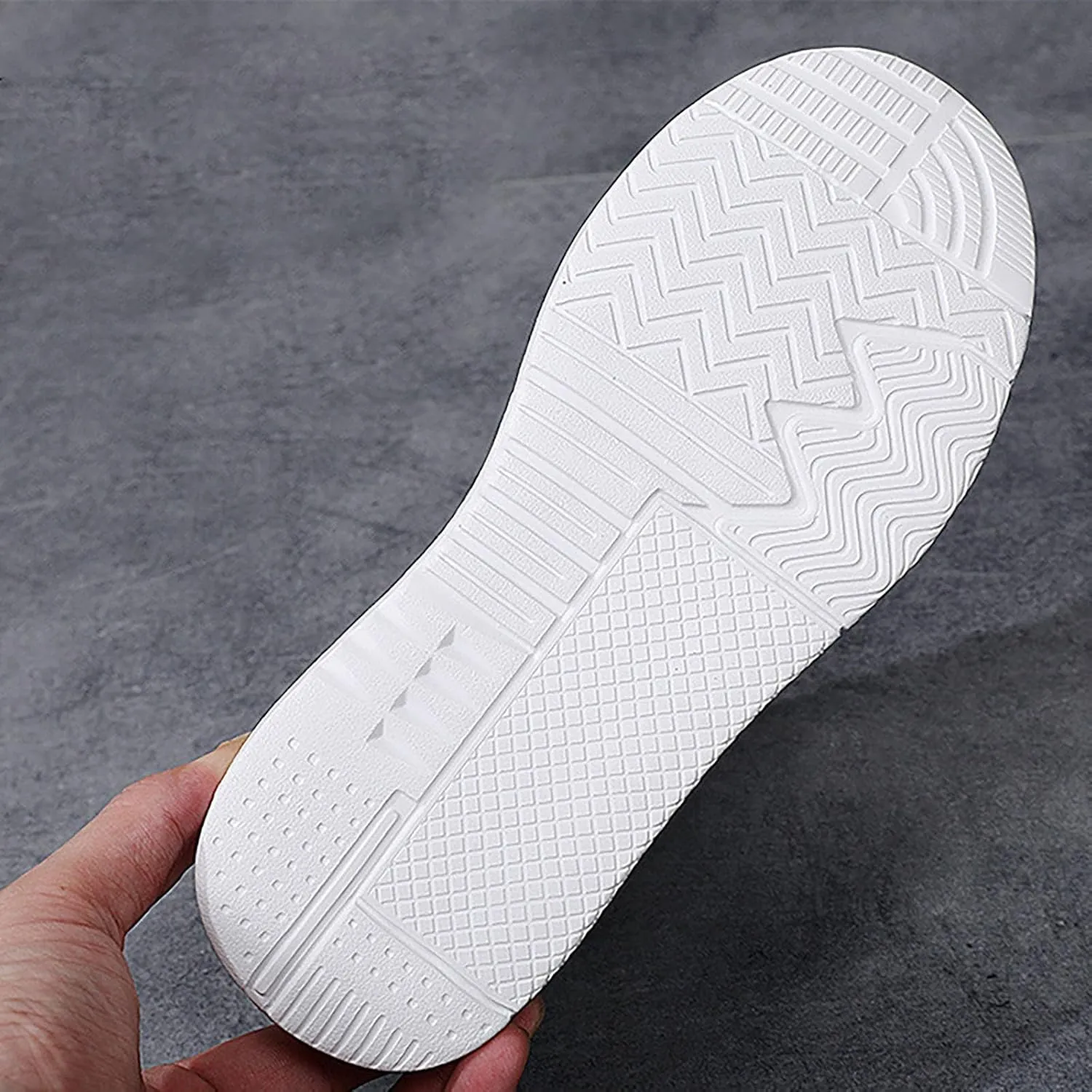 Ladies Fashion Solid Color Mesh Breathable Round Toe Lace Up Low Top Flat Womens Campus Shoes