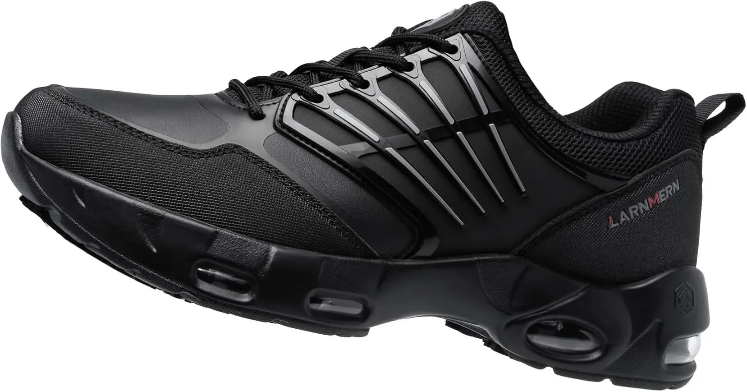 LARNMERN Men Non Slip Work Waterproof Shoes Comfortable Kitchen Footwear Chef Food Service Restaurant Sneakers Zapatos Antideslizantes para Hombres