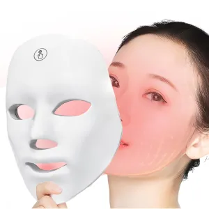LED Face Mask for Skin Rejuvenation, Red and Blue Light Therapy, Anti-Aging and Wrinkle Reduction Treatment