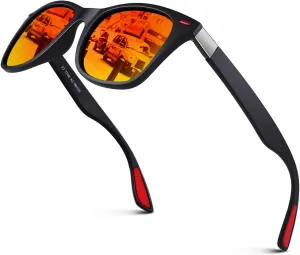 LINVO Polarized Sunglasses for Men and Women, Ultralight TR90 Driving Fishing Golf HD UV400 Shades