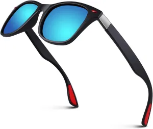 LINVO Polarized Sunglasses for Men and Women, Ultralight TR90 Driving Fishing Golf HD UV400 Shades