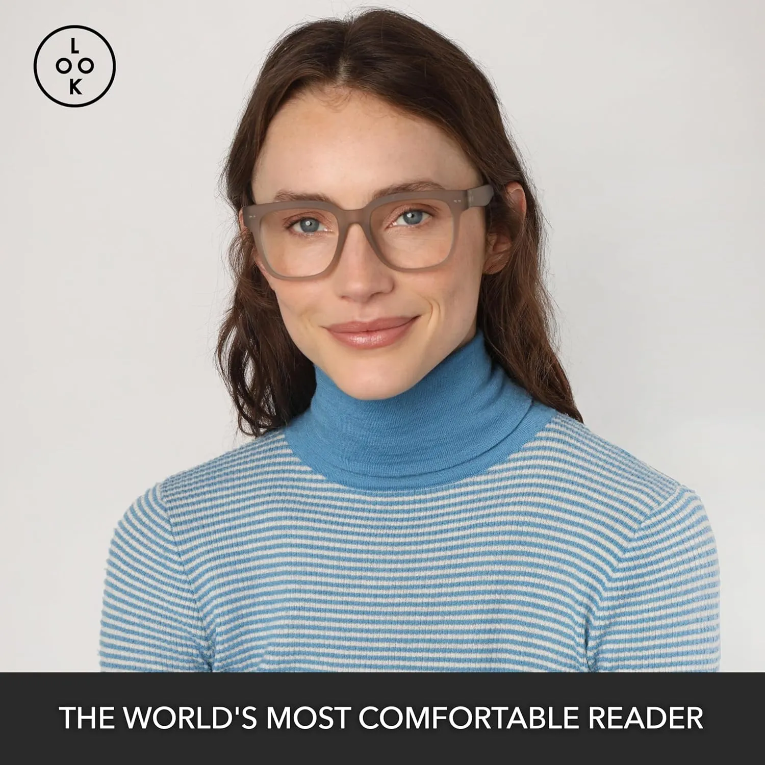 LOOK OPTIC Laurel Reader-Lightweight Full Magnification Reading Glasses with Scratch-Resistant Anti-Reflective Lenses