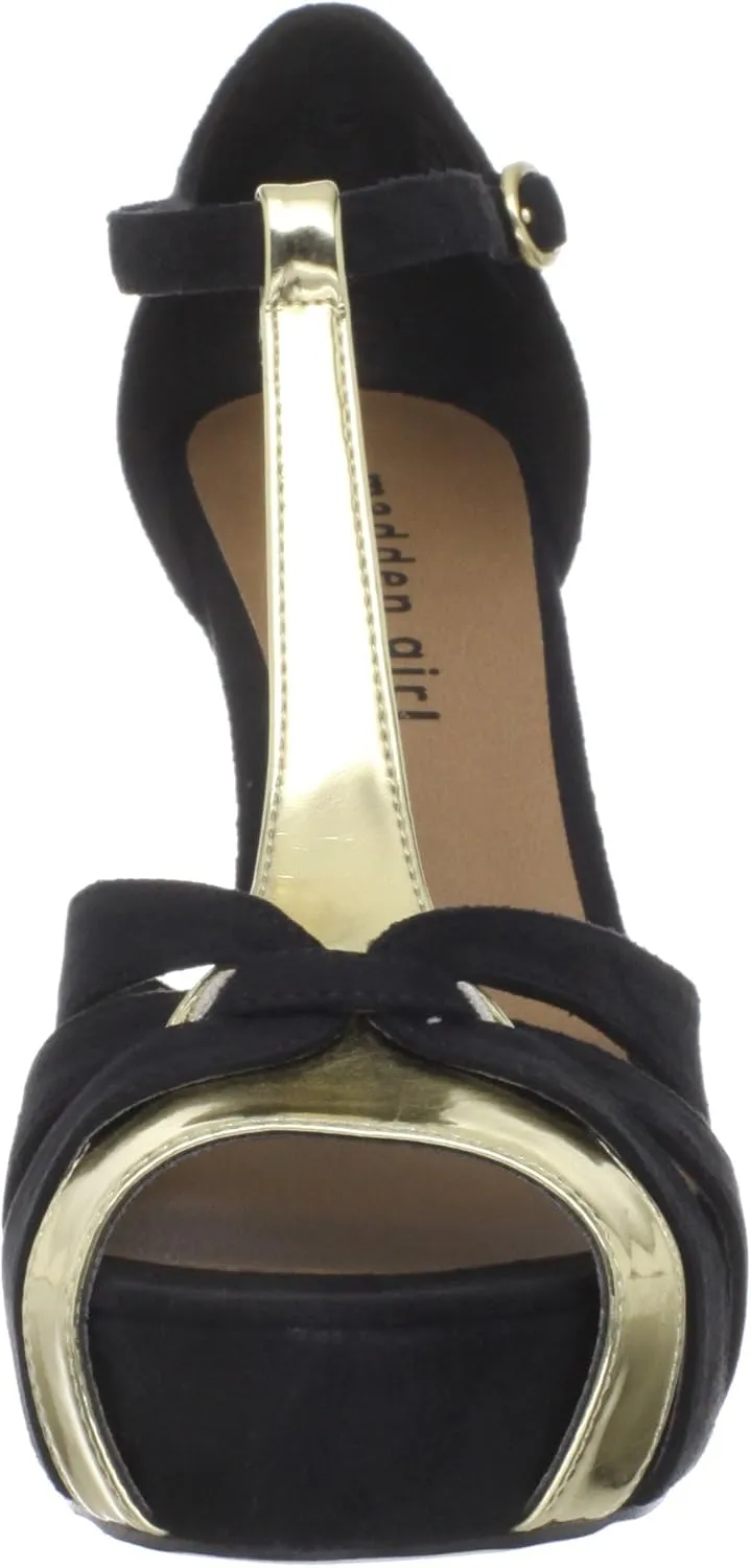 Madden Girl Women's Hopeee T-Strap Pump