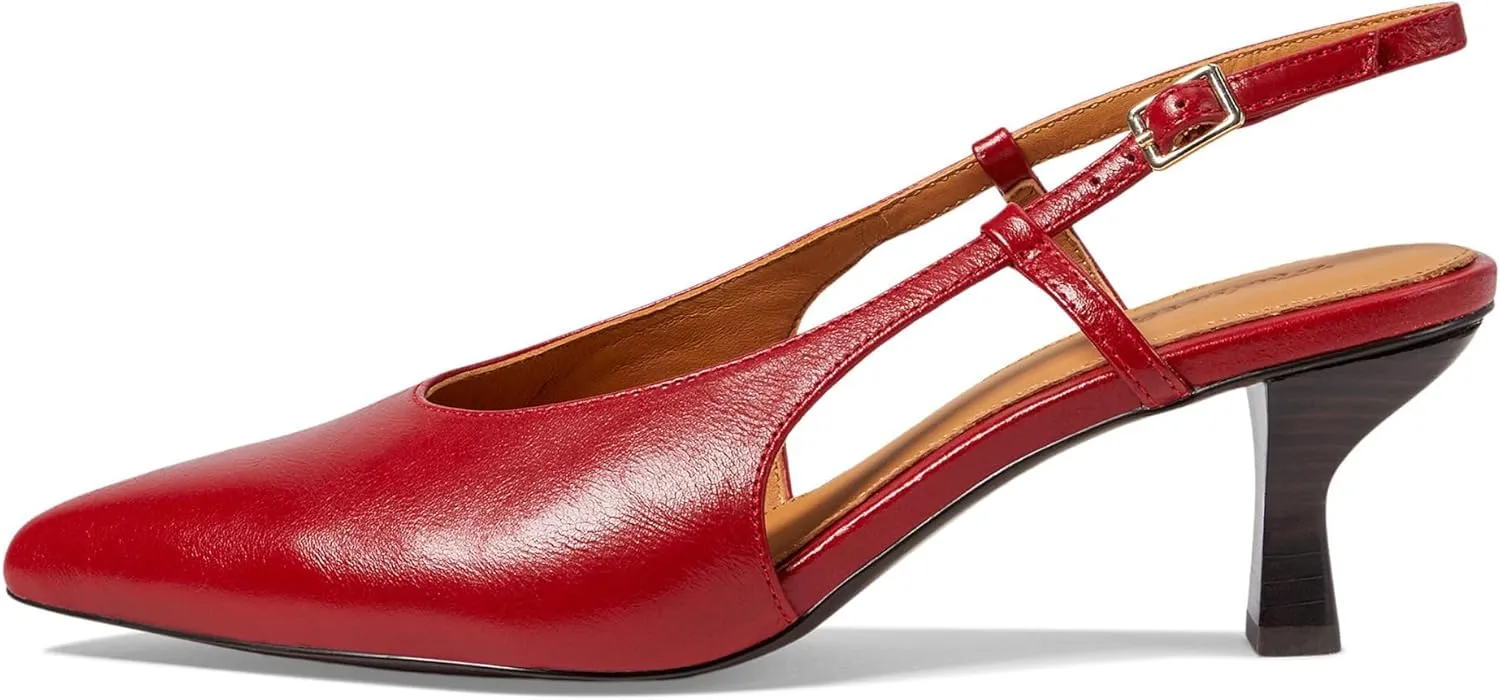 Madewell Women's The Debbie Slingback Pump in Leather
