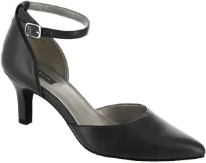 Masseys Women's Lynley D'Orsay Low Heel Pump with Ankle Strap
