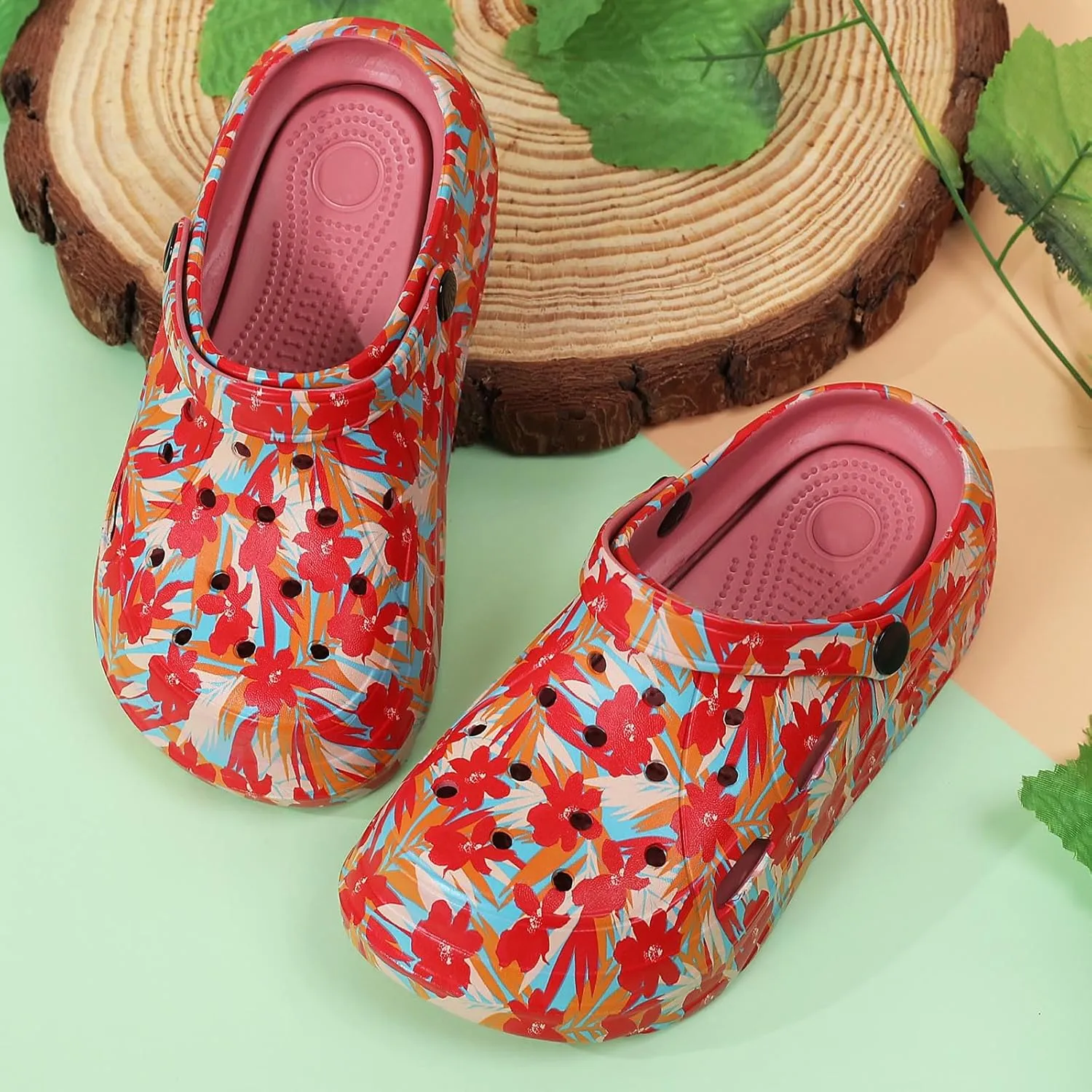 Meidiastra Women's Platform Clogs Slippers Slip On Slide Wedge Sandals for Women