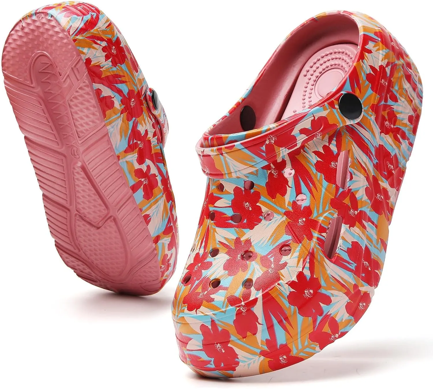 Meidiastra Women's Platform Clogs Slippers Slip On Slide Wedge Sandals for Women