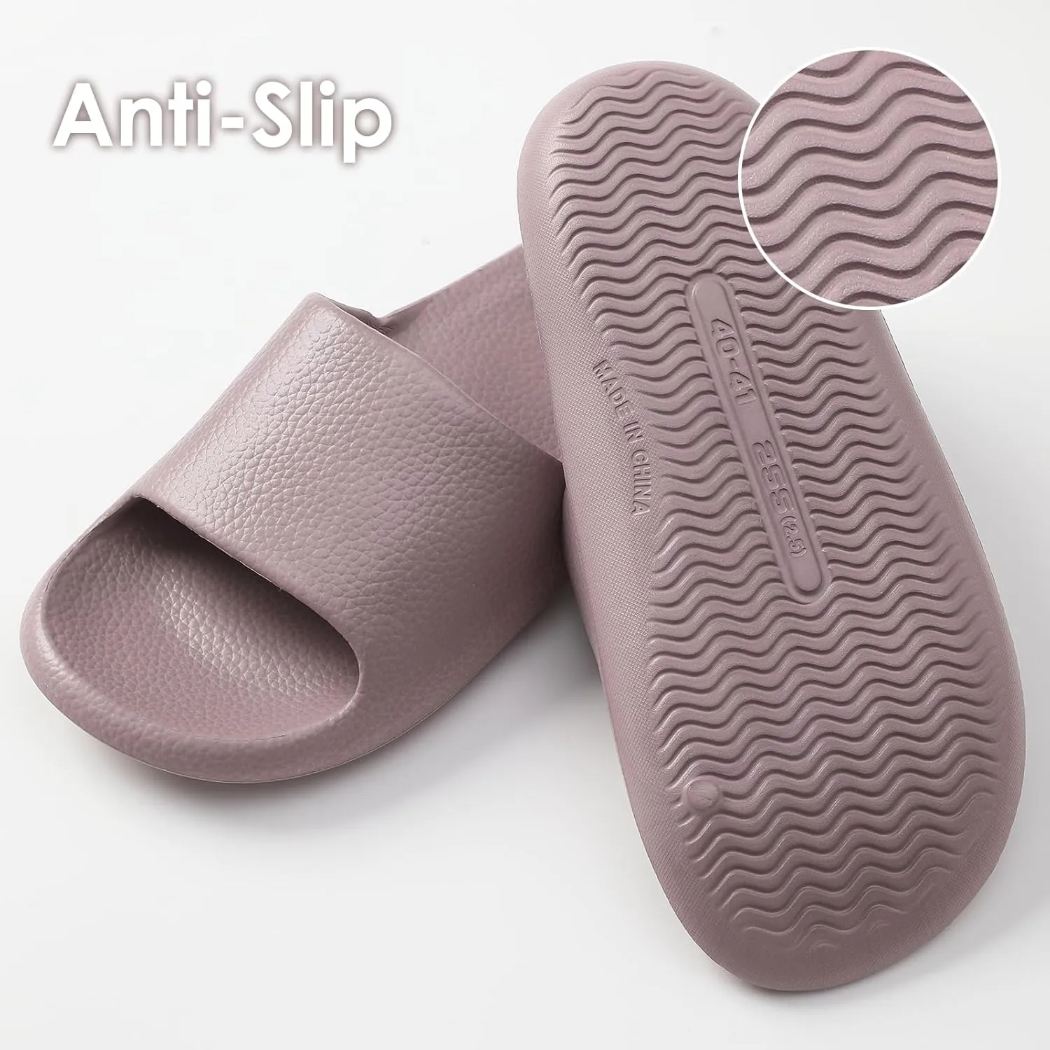 Menore Cloud Slippers for Women and Men Pillow House Slippers Non Slip Quick Drying Shower Slides EVA Lightweight Open Toe Sandals for Indoor & Outdoor