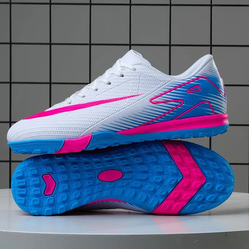 Men's Soccer Shoes Football Cleats High-Tops Lace-Up Non-Slip Spikes Indoor Outdoor Sports Athletic Baseball Lacrosse Sneaker