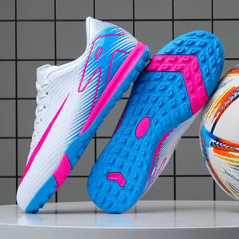 Men's Soccer Shoes Football Cleats High-Tops Lace-Up Non-Slip Spikes Indoor Outdoor Sports Athletic Baseball Lacrosse Sneaker