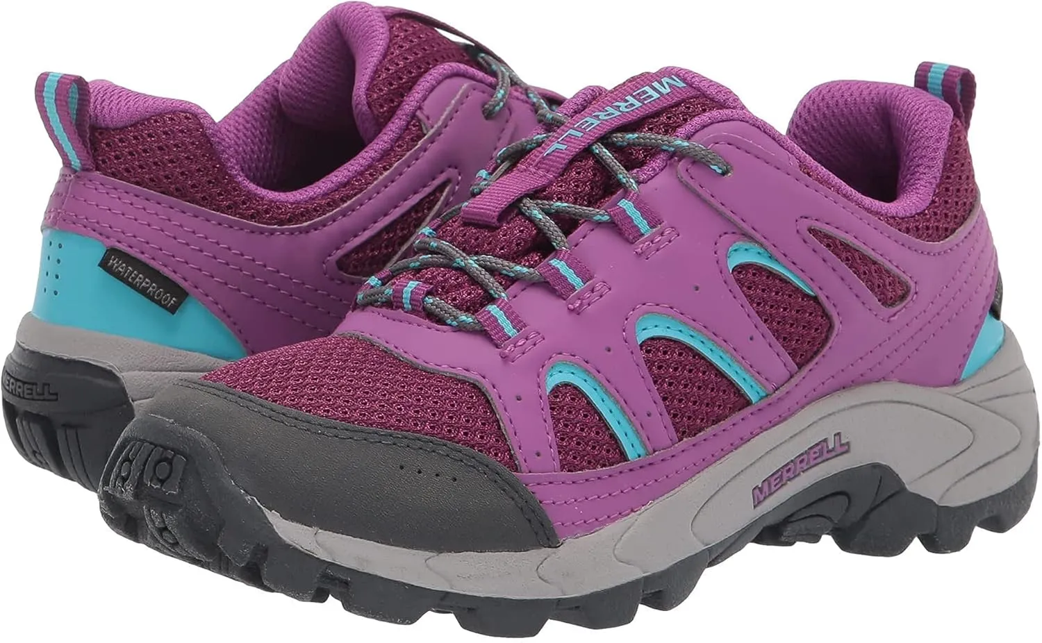 Merrell Kids' Oakcreek Low Lace Waterproof Hiking Sneaker
