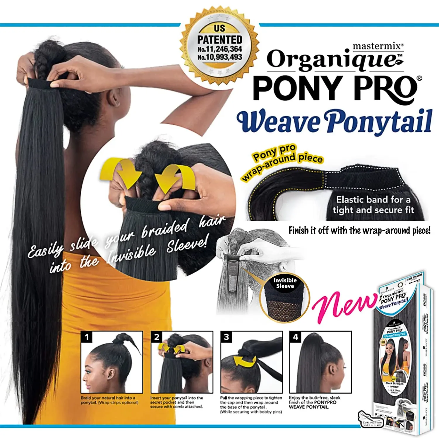 Milky Way Weave Organique Pony Pro Ponytail Sleek Straight (OP43027)
