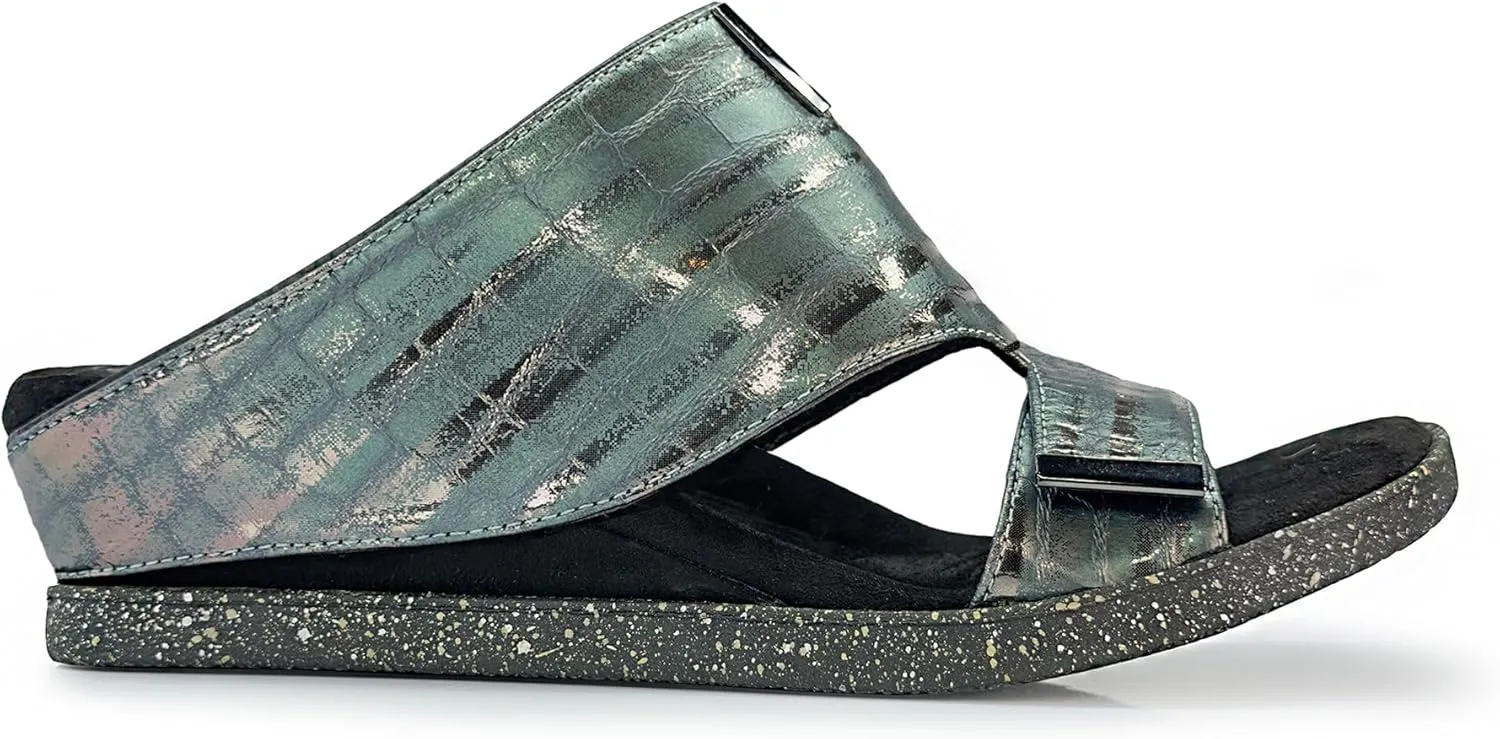 Modzori Kleo Women's Low Wedge Reversible Slide Sandal