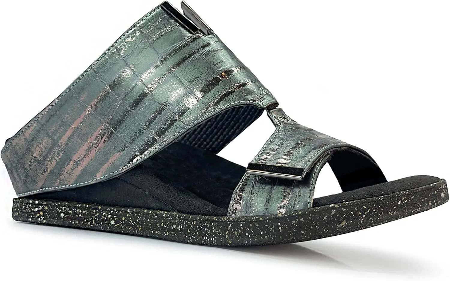 Modzori Kleo Women's Low Wedge Reversible Slide Sandal