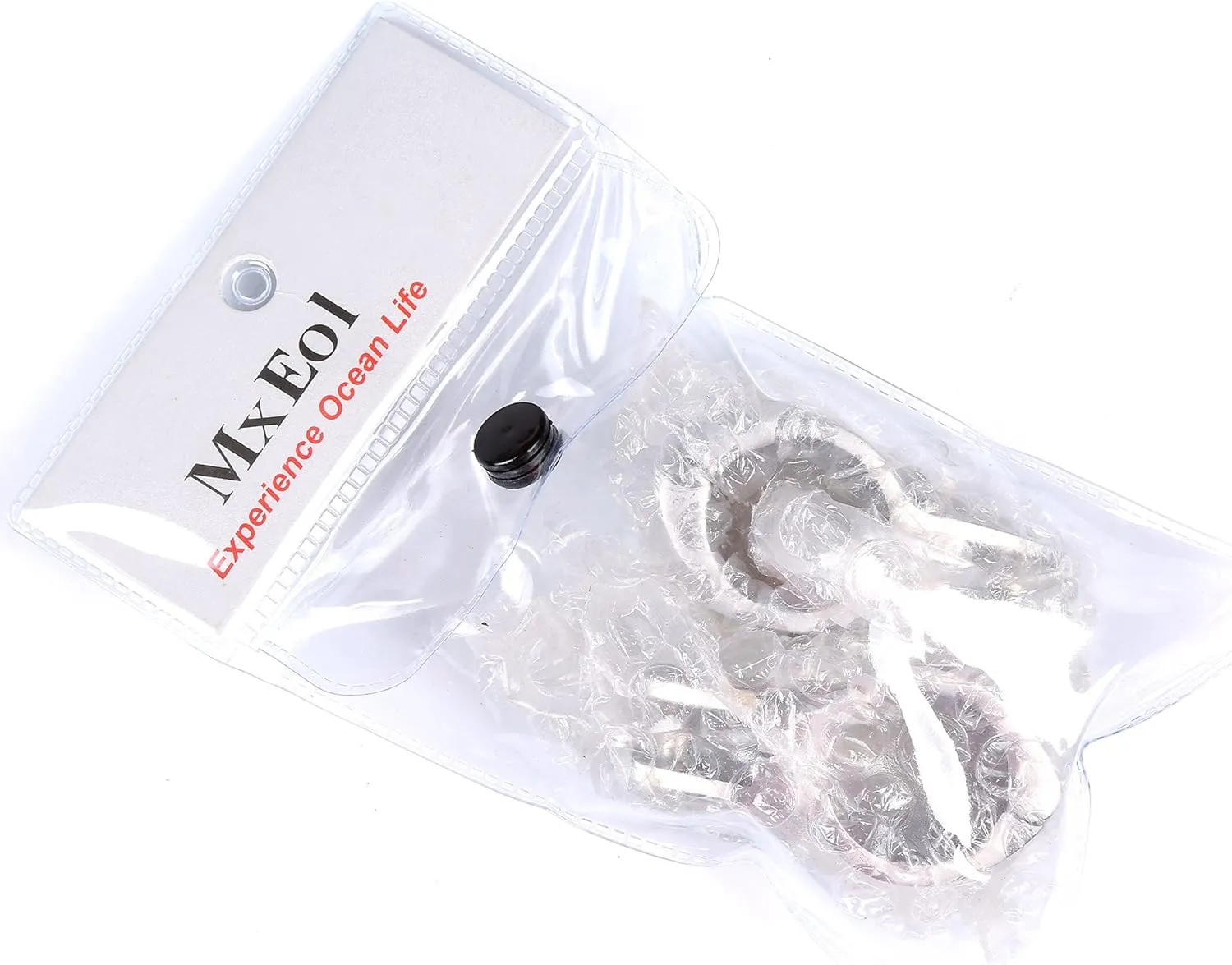 Mxeol Bimini Top Fittings,Bimini Top Rail Mounts Jaw Slide,Eye End Caps External Stainless Steel Pair