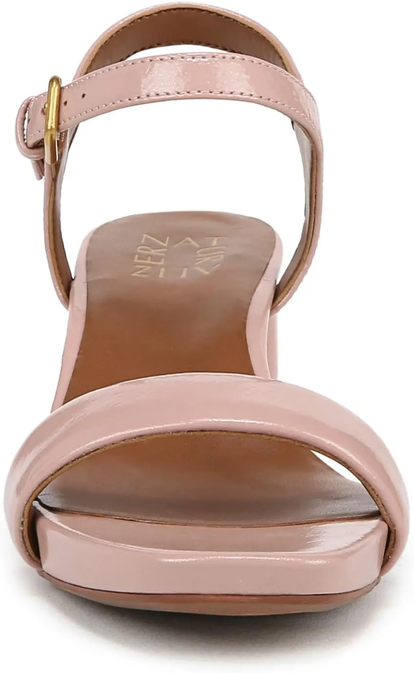 Naturalizer womens Izzy Block Heel Ankle Strap Sandal