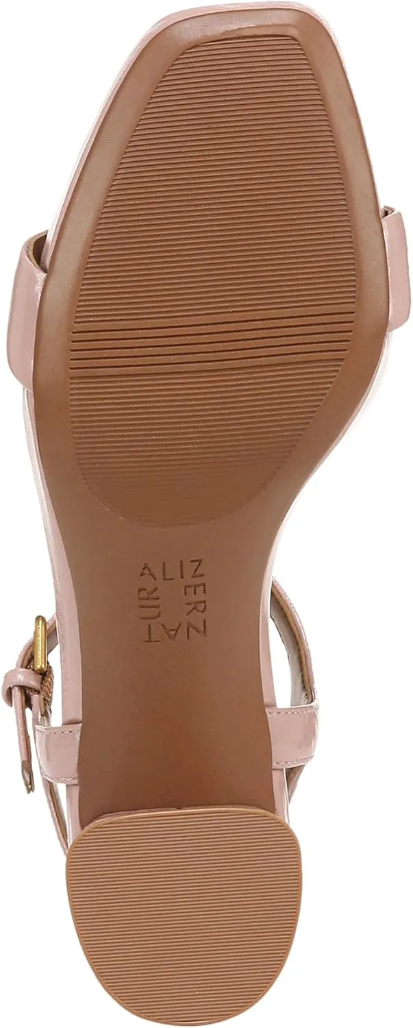 Naturalizer womens Izzy Block Heel Ankle Strap Sandal