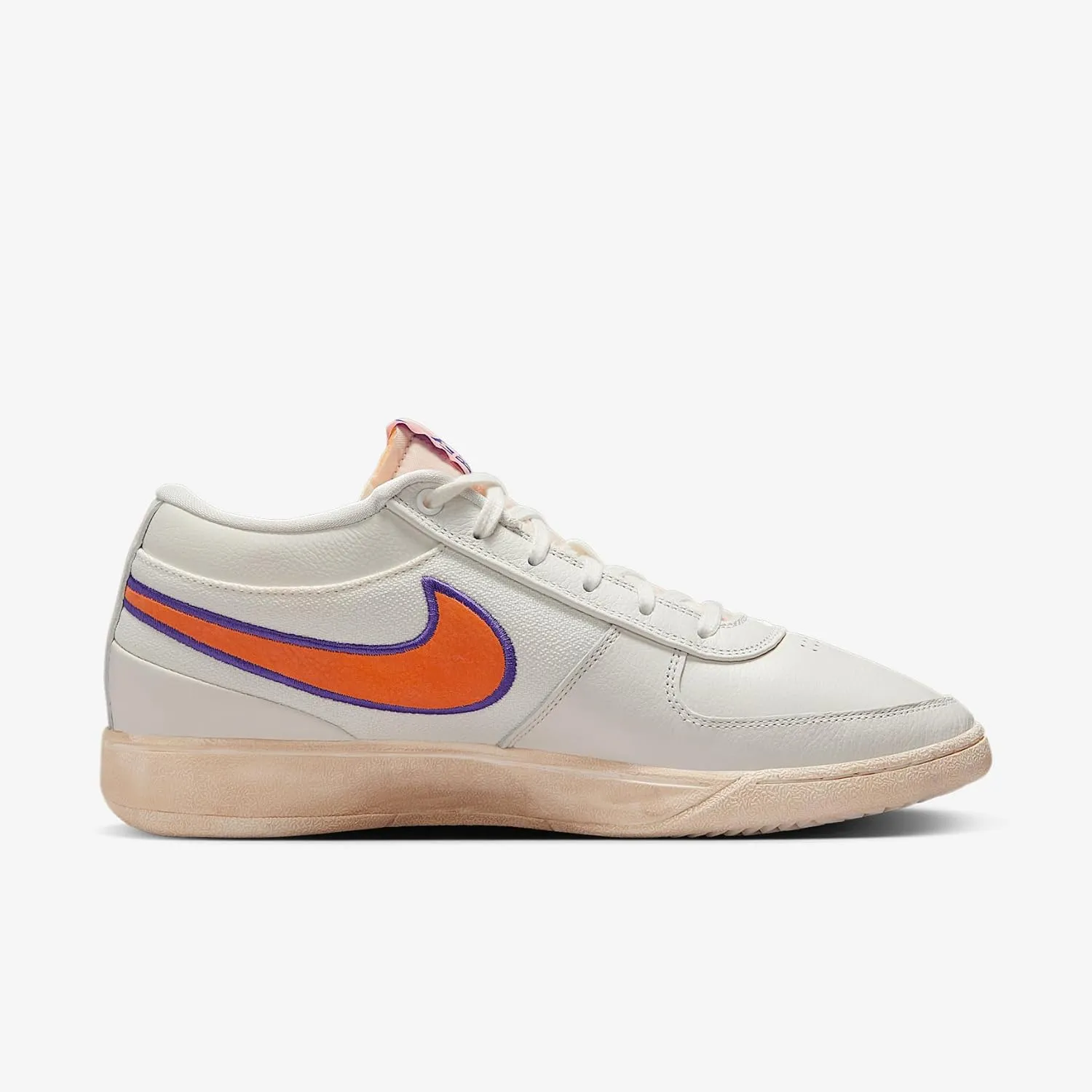 Nike Book 1 "Decade Basketball Shoes (FJ4249-106, Sail/Court Purple/Clay Orange)