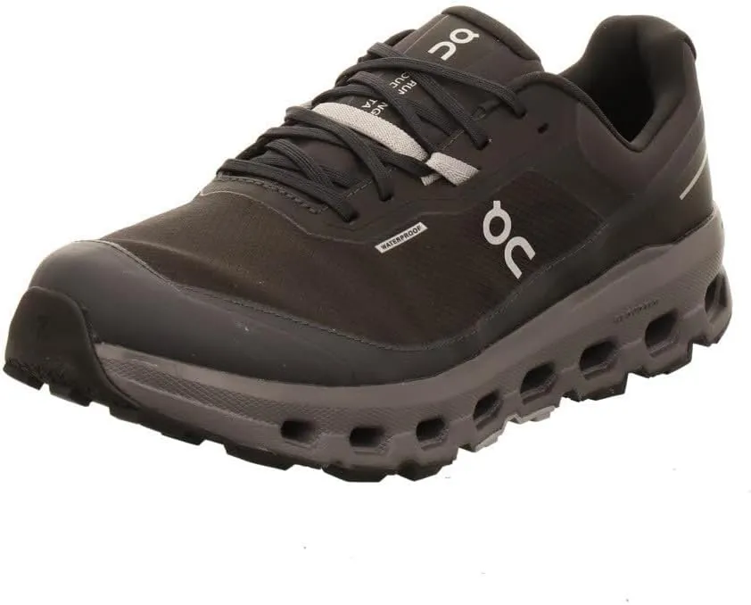 On Men's Cloudvista 2 Waterproof Sneaker, Black/Eclipse, 14