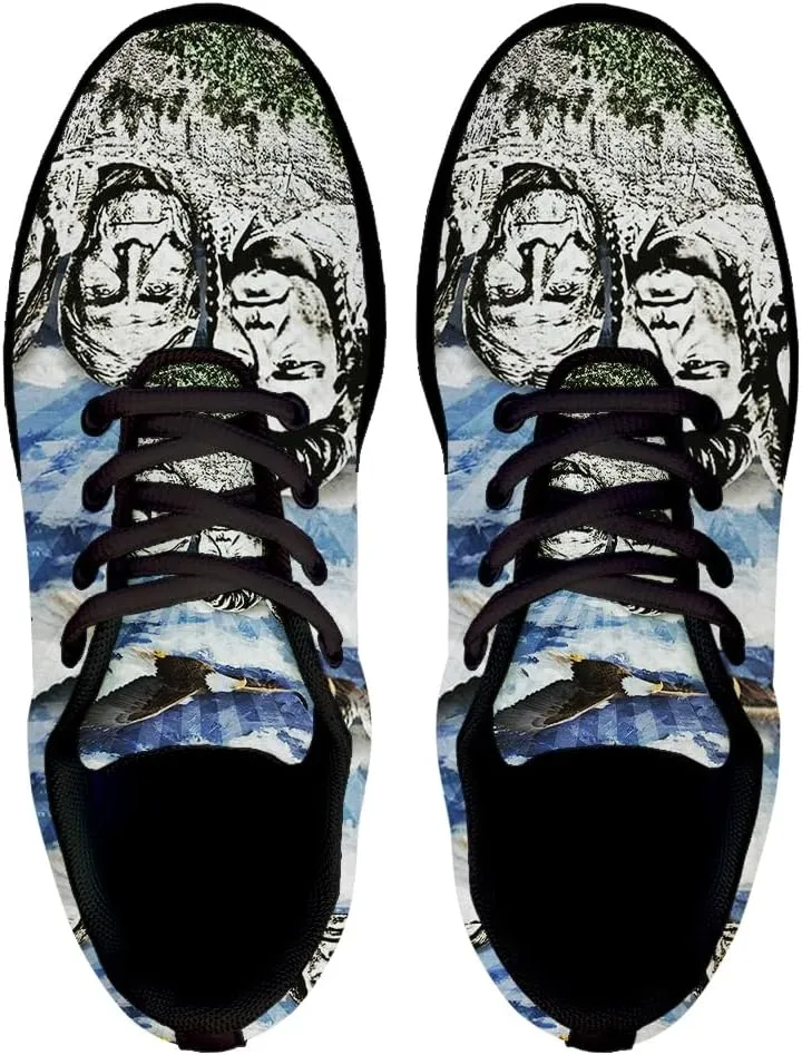 Original Founding Fathers Native American Flag Shoes for Women Men Trail Running Casual Fashion Sneakers Slip-on Tennis Shoes