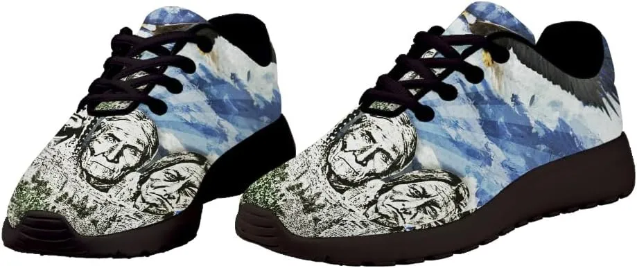 Original Founding Fathers Native American Flag Shoes for Women Men Trail Running Casual Fashion Sneakers Slip-on Tennis Shoes