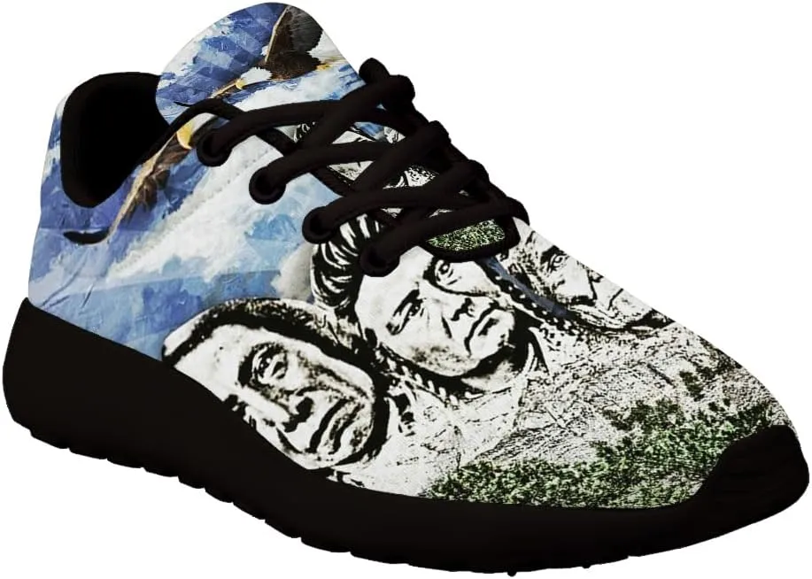 Original Founding Fathers Native American Flag Shoes for Women Men Trail Running Casual Fashion Sneakers Slip-on Tennis Shoes