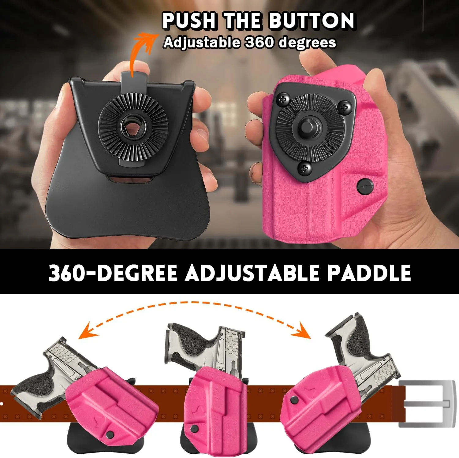 P365 X Macro Holster IWB OWB Kydex Holster Fit: Sig Sauer P365 X Macro Pistol – Inside Waistband Concealed Carry – Adjustable Cant & 'Posi-Click' Retention – No Wear - No Jitter - US Made by Amberide