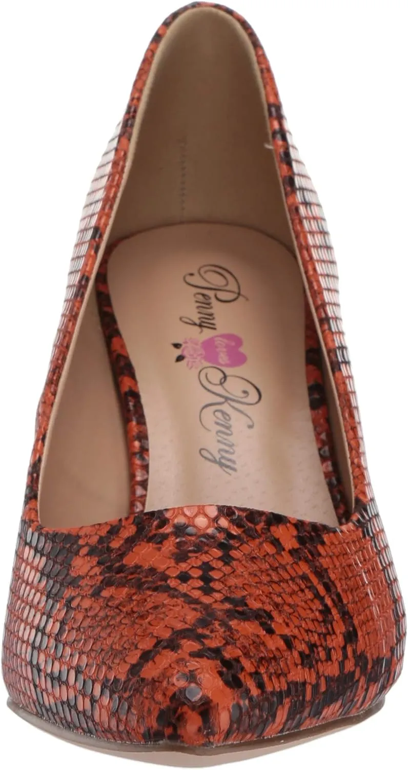 Penny Loves Kenny Women's Snake Print Pump