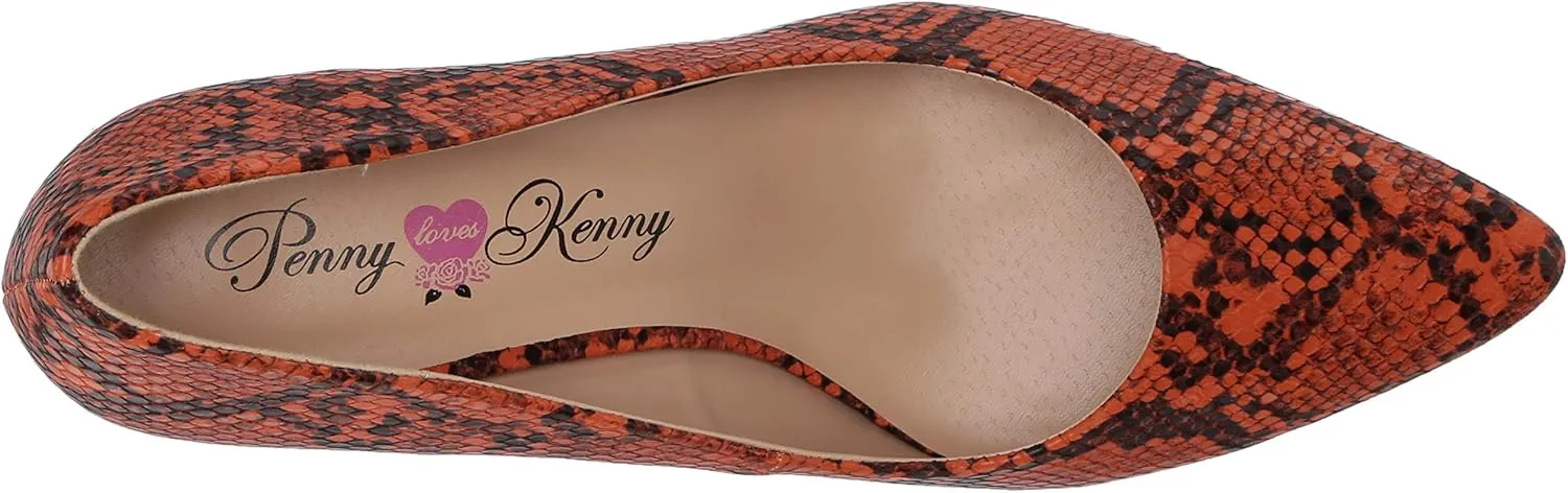Penny Loves Kenny Women's Snake Print Pump