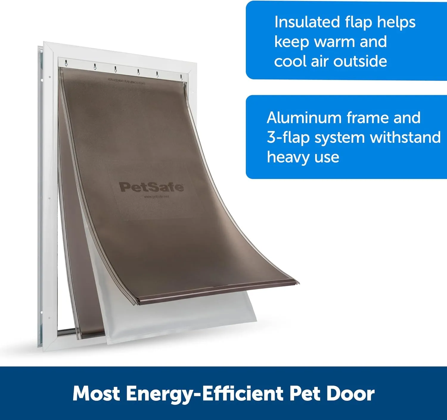 PetSafe Extreme Weather Aluminum Pet Door, Extra Large