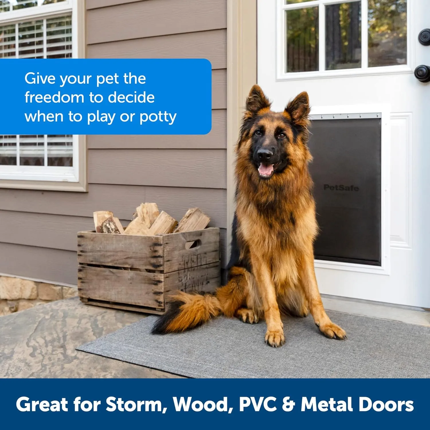 PetSafe Extreme Weather Aluminum Pet Door, Extra Large