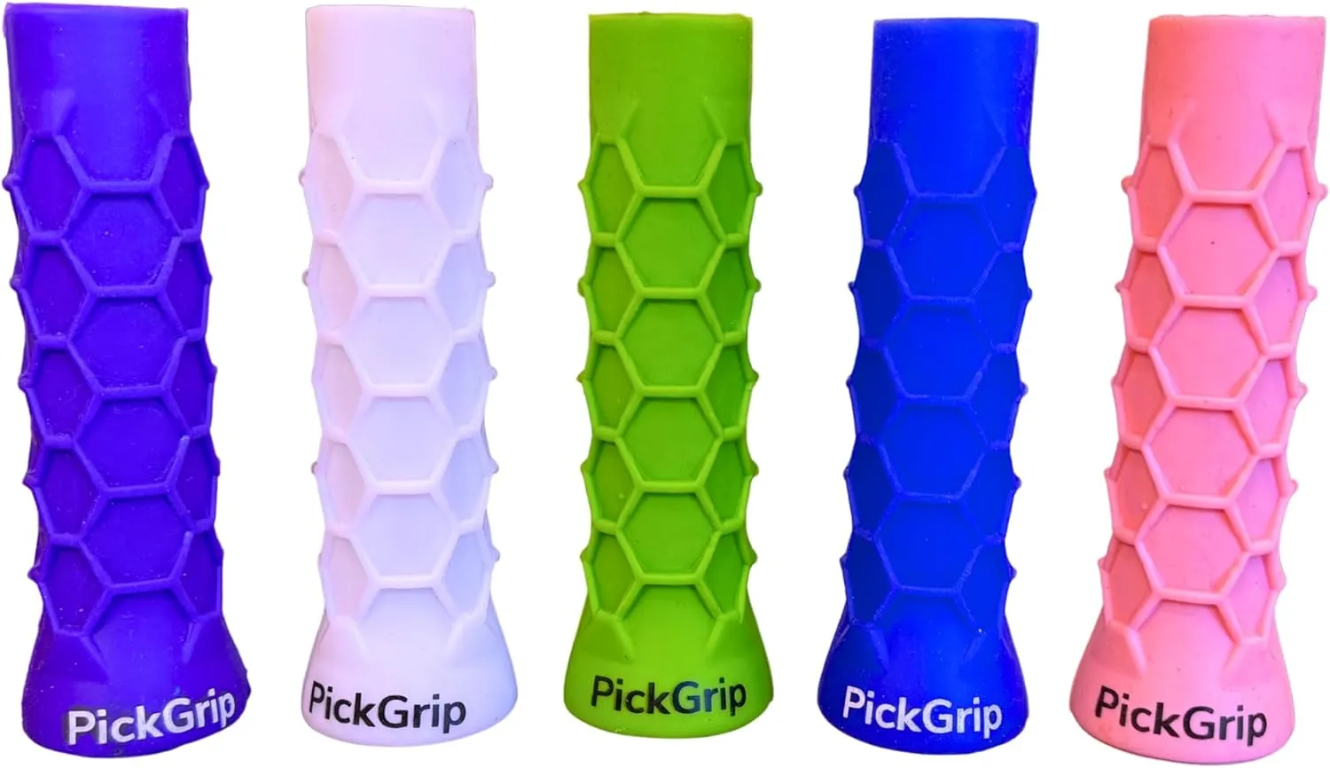 PickGrip Pickleball Paddle Enhanced Grip Bonus Overgrip Shock Absorbing Comfort Control Anti Fatigue Replacement Vibration Dampening Tennis Elbow Performance Handle
