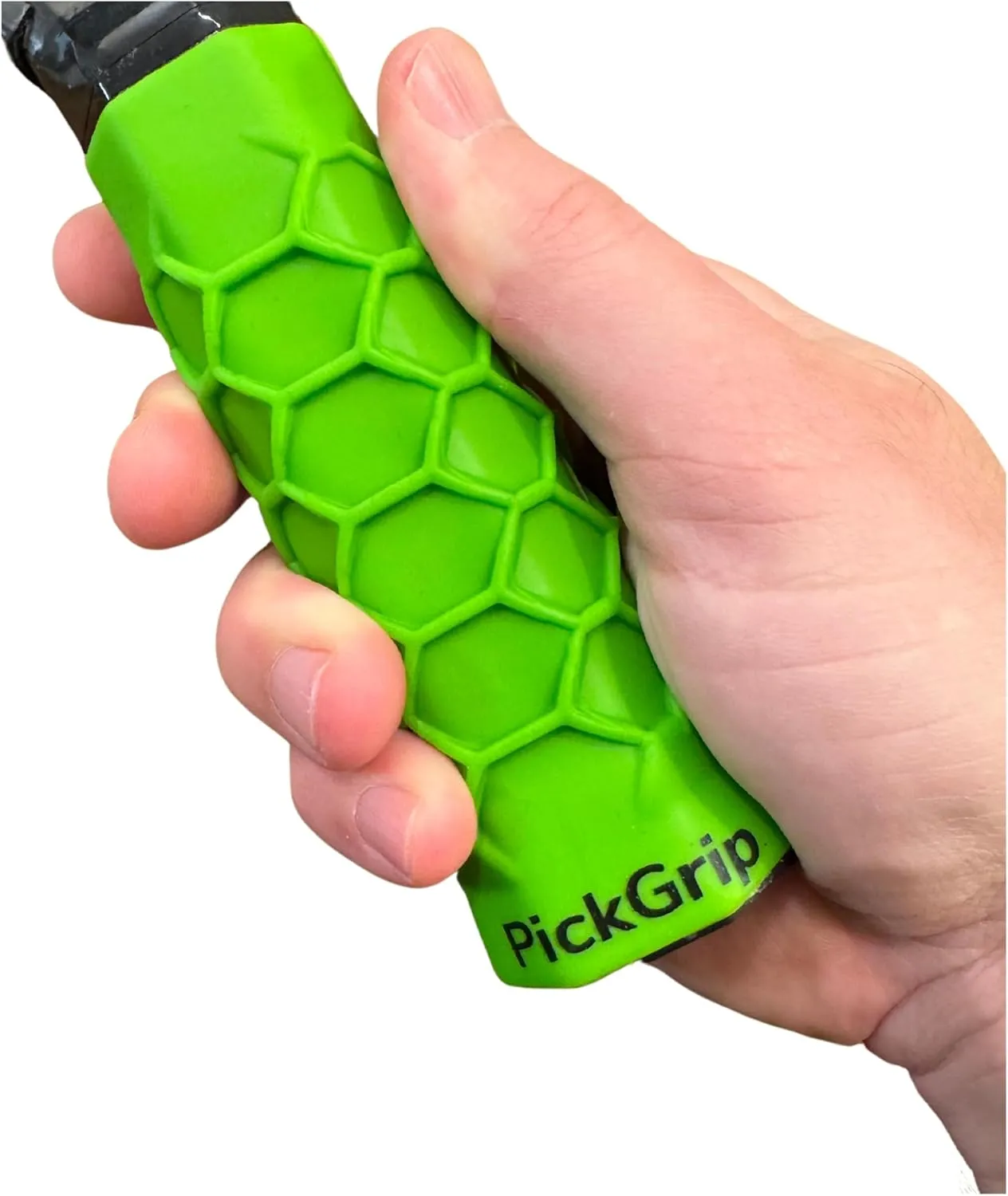 PickGrip Pickleball Paddle Enhanced Grip Bonus Overgrip Shock Absorbing Comfort Control Anti Fatigue Replacement Vibration Dampening Tennis Elbow Performance Handle