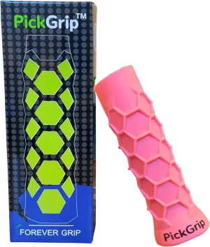 PickGrip Pickleball Paddle Enhanced Grip Bonus Overgrip Shock Absorbing Comfort Control Anti Fatigue Replacement Vibration Dampening Tennis Elbow Performance Handle