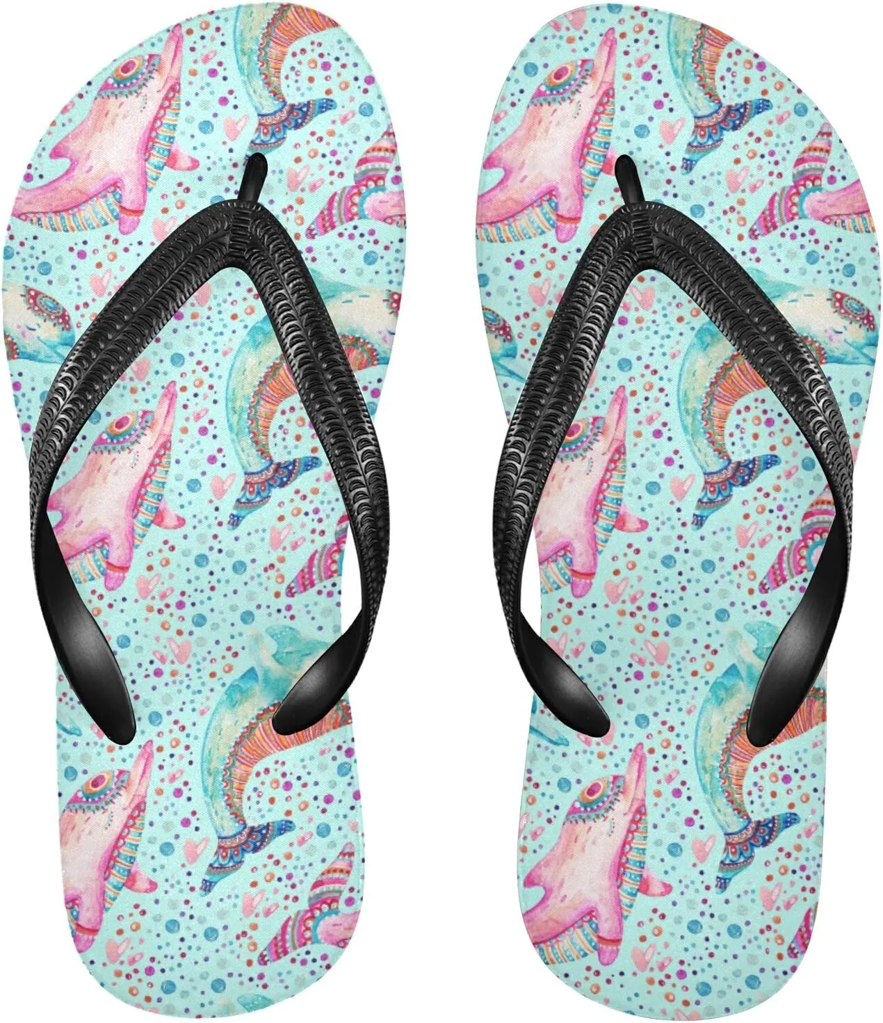 Poeticcity Flip Sandal Men Women Flip Flops for Hotel Spa Home Slippers Bedroom Travel S-XXL