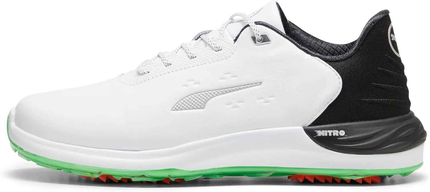 PUMA GOLF Men's PHANTOMCAT Nitro Sneaker, 14 White