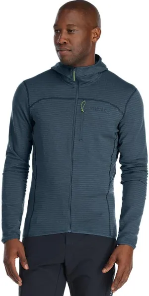 Rab Men's Ascendor Light Hoody Fleece Hooded Full-Zip Jacket for Climbing, Skiing, Backcountry Touring, & Mountaineering