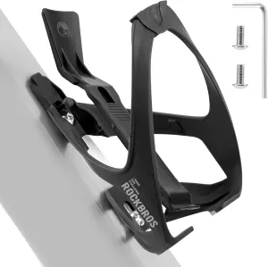 ROCKBROS Bike Water Bottle Cage with Built-in Tire Levers, 2 in 1 Lightweight Bike Bottle Holder Adjustable Slide Entry Bicycle Cup Holder for MTB Road Bike Green