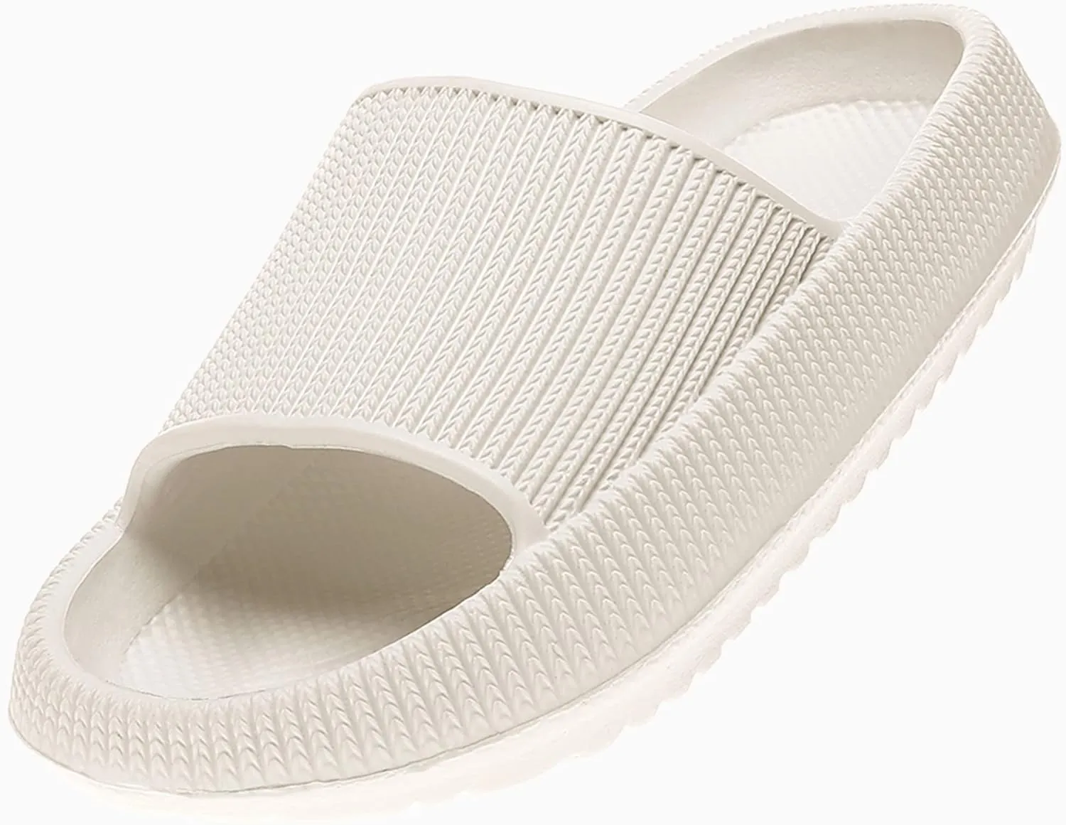 rosyclo Cloud Slides for Kids, Toddler Pillow Slippers Shower Bathroom Non-Slip Open Toe Super Soft Comfy Thick Sole Cozy Boys Girls Home House Cloud Cushion Slide Sandals for Indoor Outdoor Shoes