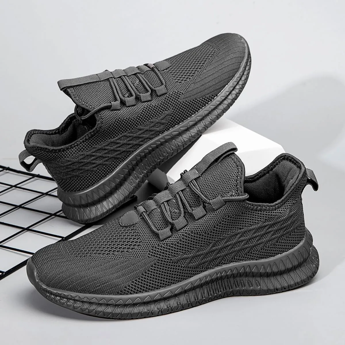 Running Shoes for Men Casual Slip on Tennis Shoes Fashion Sneaker Lightweight Breathable Gym Athletic Sports Walking Shoes