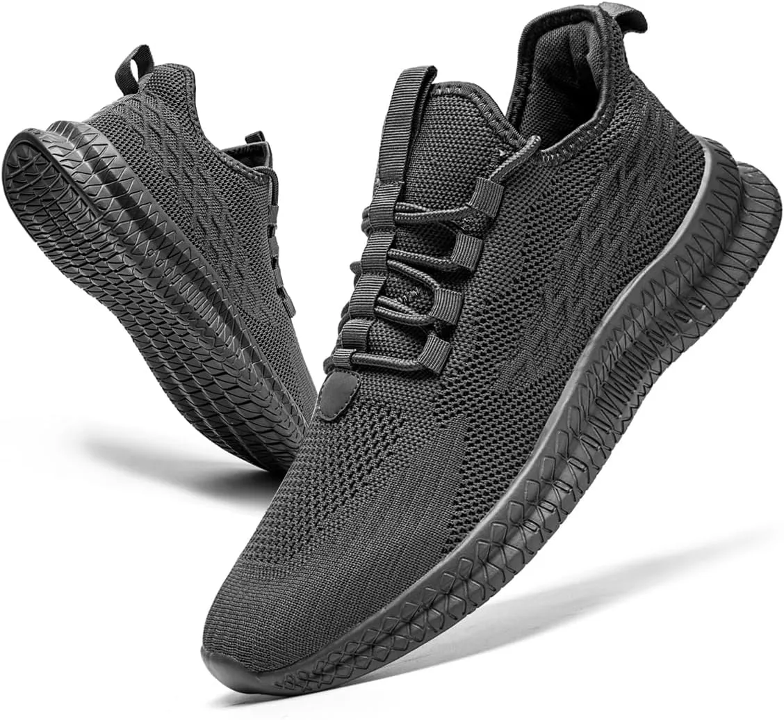 Running Shoes for Men Casual Slip on Tennis Shoes Fashion Sneaker Lightweight Breathable Gym Athletic Sports Walking Shoes