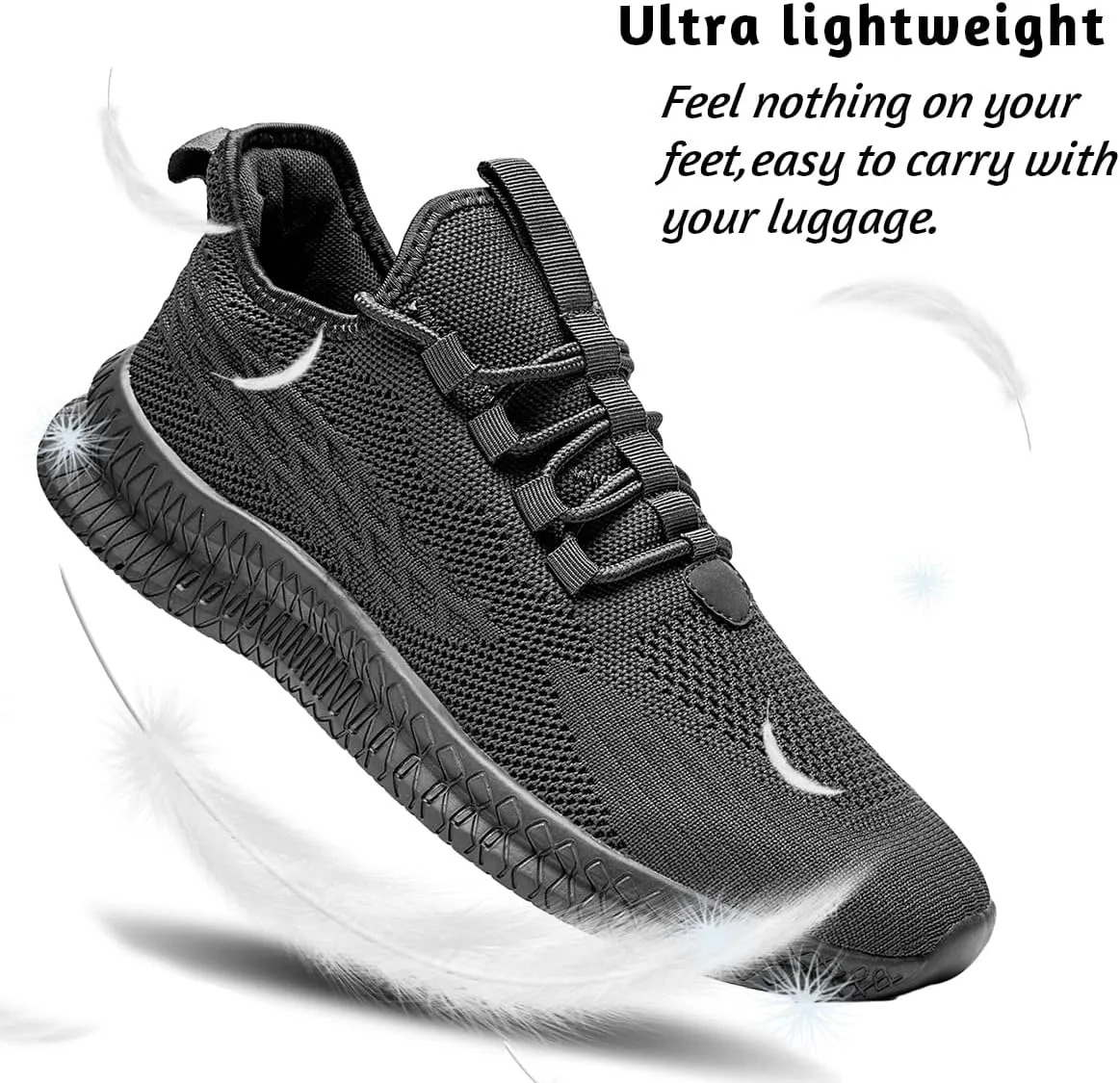 Running Shoes for Men Casual Slip on Tennis Shoes Fashion Sneaker Lightweight Breathable Gym Athletic Sports Walking Shoes