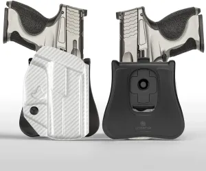 S&W SD9VE SD40VE Holster IWB & OWB Kydex Holster Fit: Smith & Wesson SD9 VE & SD40 VE Pistol – Inside Waistband Concealed Carry – Adj. Cant & 'Posi-Click' Retention – No Wear - No Jitter - USA Made